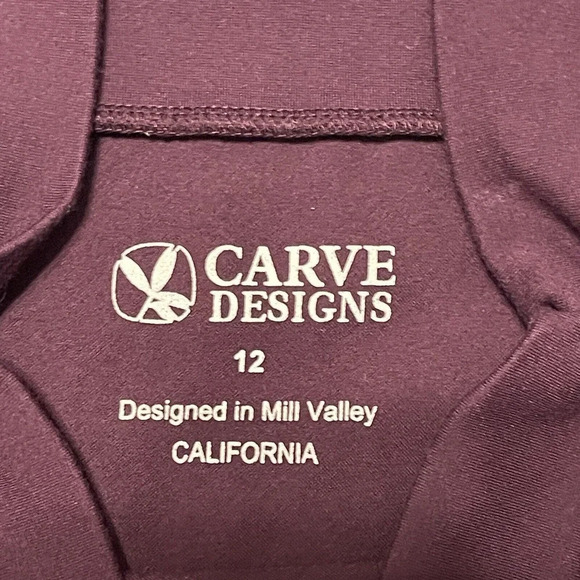 Carve Design Modal Blend Stretch Pull on Swim Skirt Size 12 - Picture 4 of 6